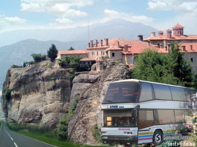 Meteorák busszal